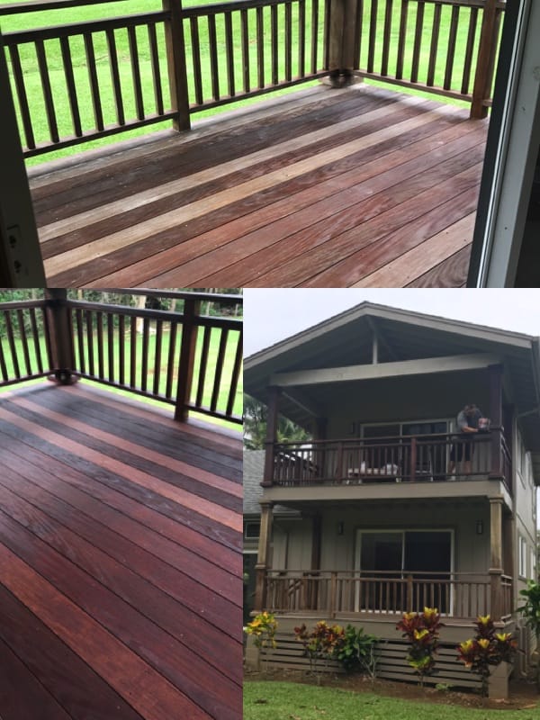 image of home exterior repairs done on a deck.